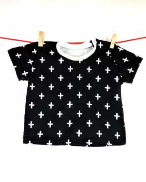 T-shirt enfant BABY KROWW BO — patron de couture Melle Malabar