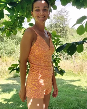 Image du top lingerie à fines bretelles femme du patron couture KARACO
