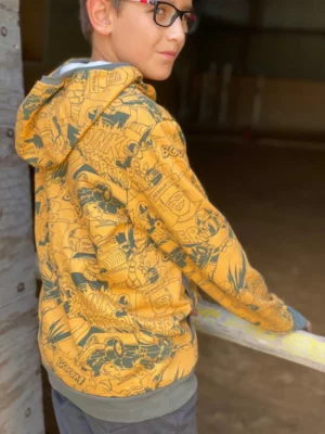 Sweat enfant KASANOVA — patron de couture Melle Malabar
