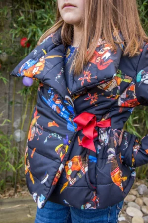 Veste fille KAJOLERIE — patron de couture Melle Malabar