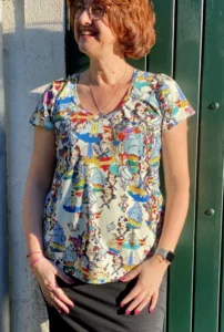 T-shirt femme KOPINES — patron de couture Melle Malabar