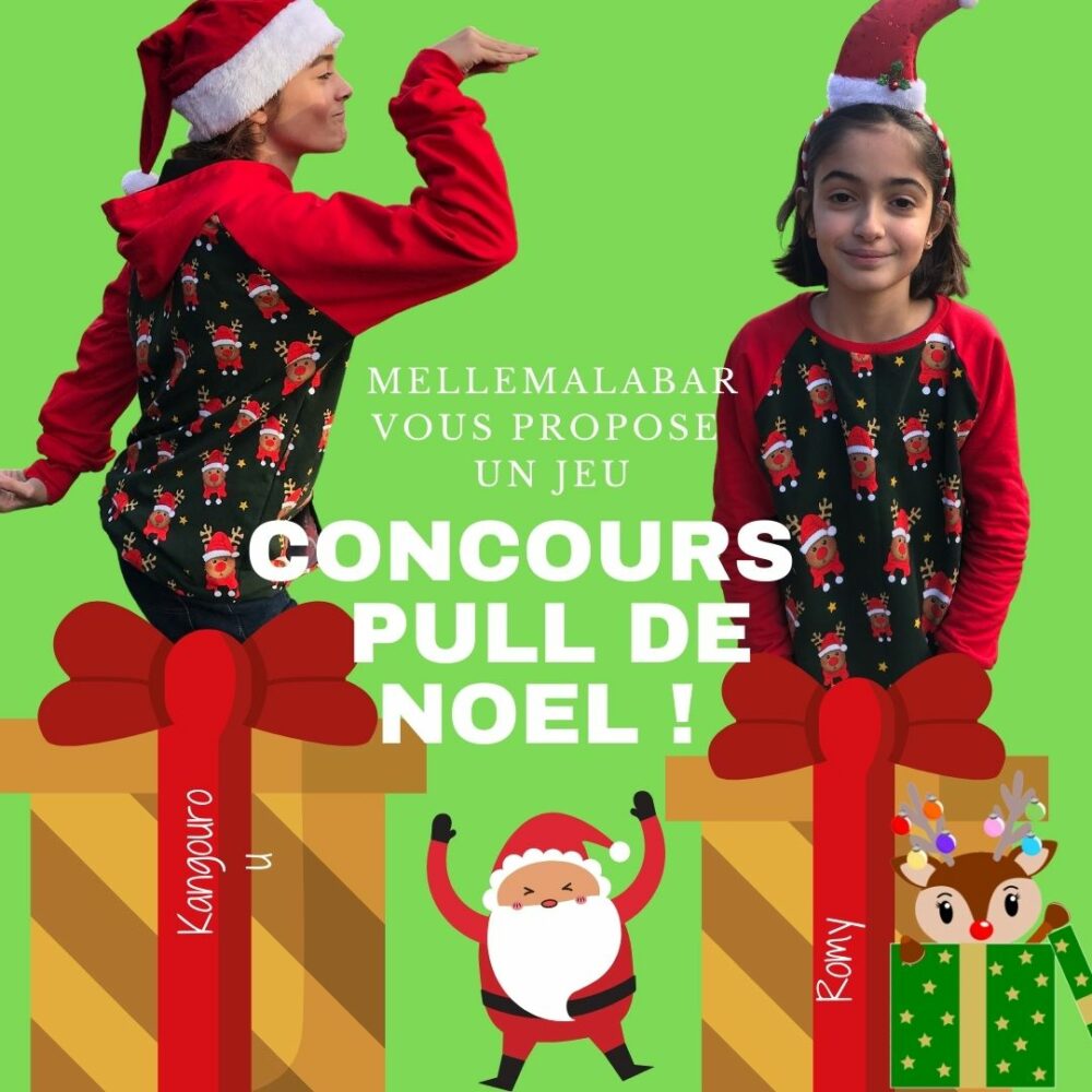 Les pulls de Noël du concours couture Melle Malabar