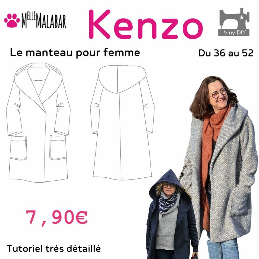 kenzo femme manteau