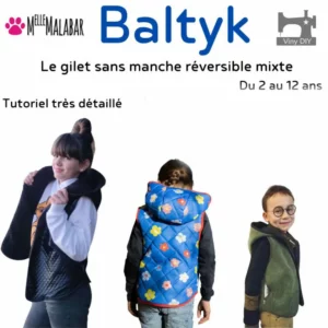 Blouson enfant BALTYK — patron de couture Melle Malabar