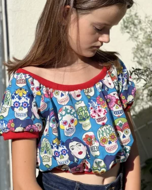 T-shirt fille KROP TOP — patron de couture Melle Malabar