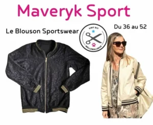 Blouson femme MAVERYK SPORT — patron de couture Melle Malabar