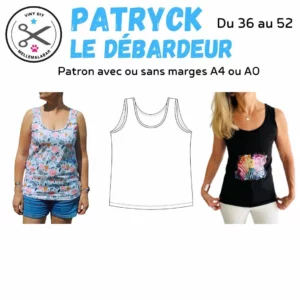 Débardeur-PATRYCK — patron de couture Melle Malabar