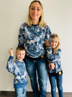 Sweat homme ELEKTRO FAMILLE (enfants + adulte) — patron de couture Melle Malabar