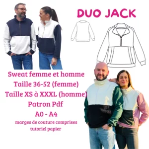 Sweats DUO JACK portés en tenue décontractée