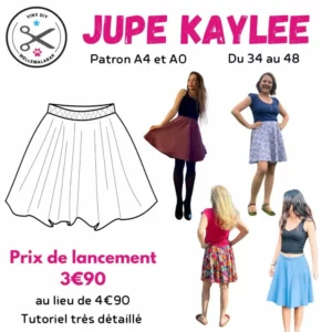 Jupe femme KAYLEE — patron de couture Melle Malabar