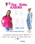 karma le patron de robe ou de blouse été