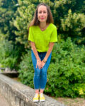 kroisy T shirt drapé devant