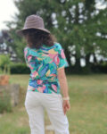 kroisy T shirt drapé devant