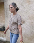 kroisy T shirt drapé devant