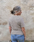 kroisy T shirt drapé devant