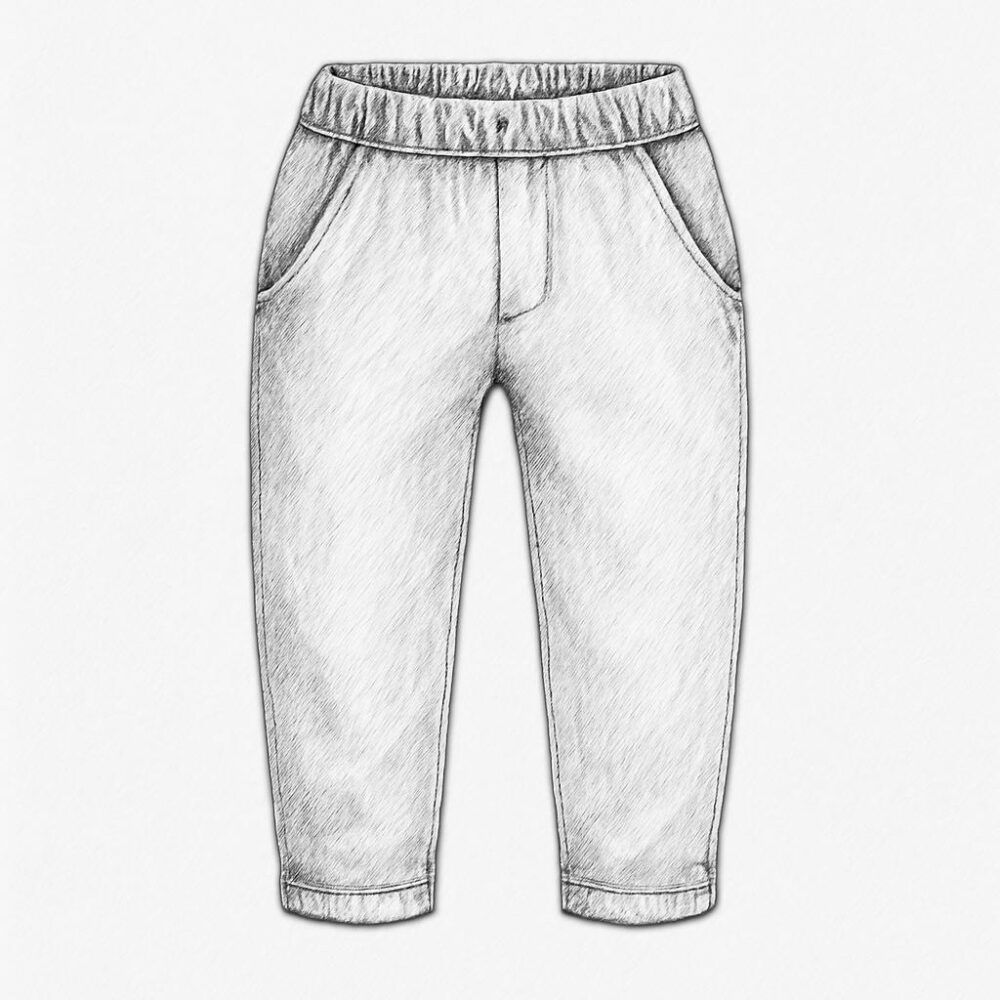 pantalon enfant sans fermeture