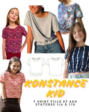 T shirt Konstance kid facile et fantaisie