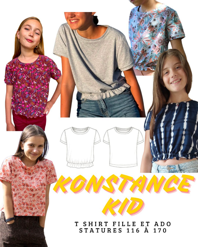 T shirt Konstance kid facile et fantaisie