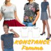 T shirt Konstance femme facile et fantaisie