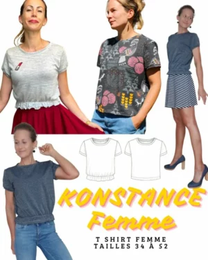 T shirt Konstance femme facile et fantaisie
