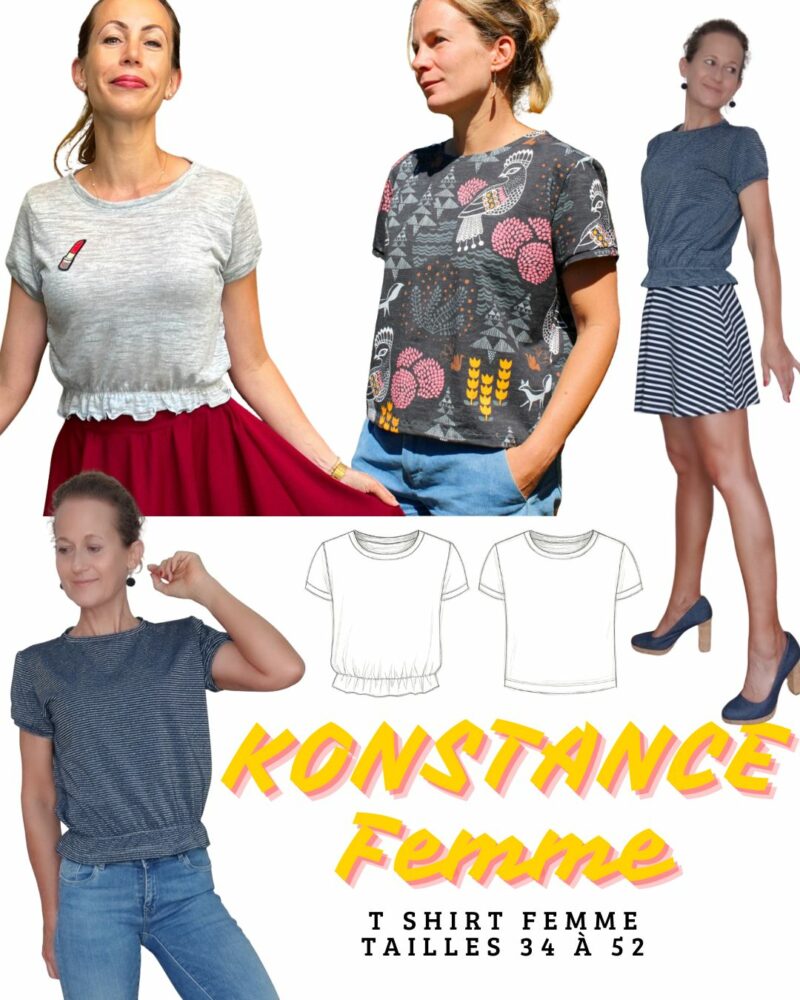T shirt Konstance femme facile et fantaisie