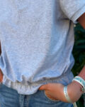 T-Shirt konstance froncé