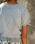 T-Shirt konstance froncé