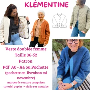 Patron de couture klémentine
