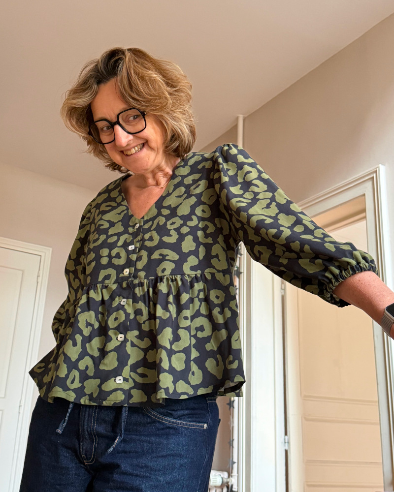 blouse kristie facile à coudre