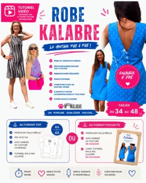 kalabre une robe facile à coudre